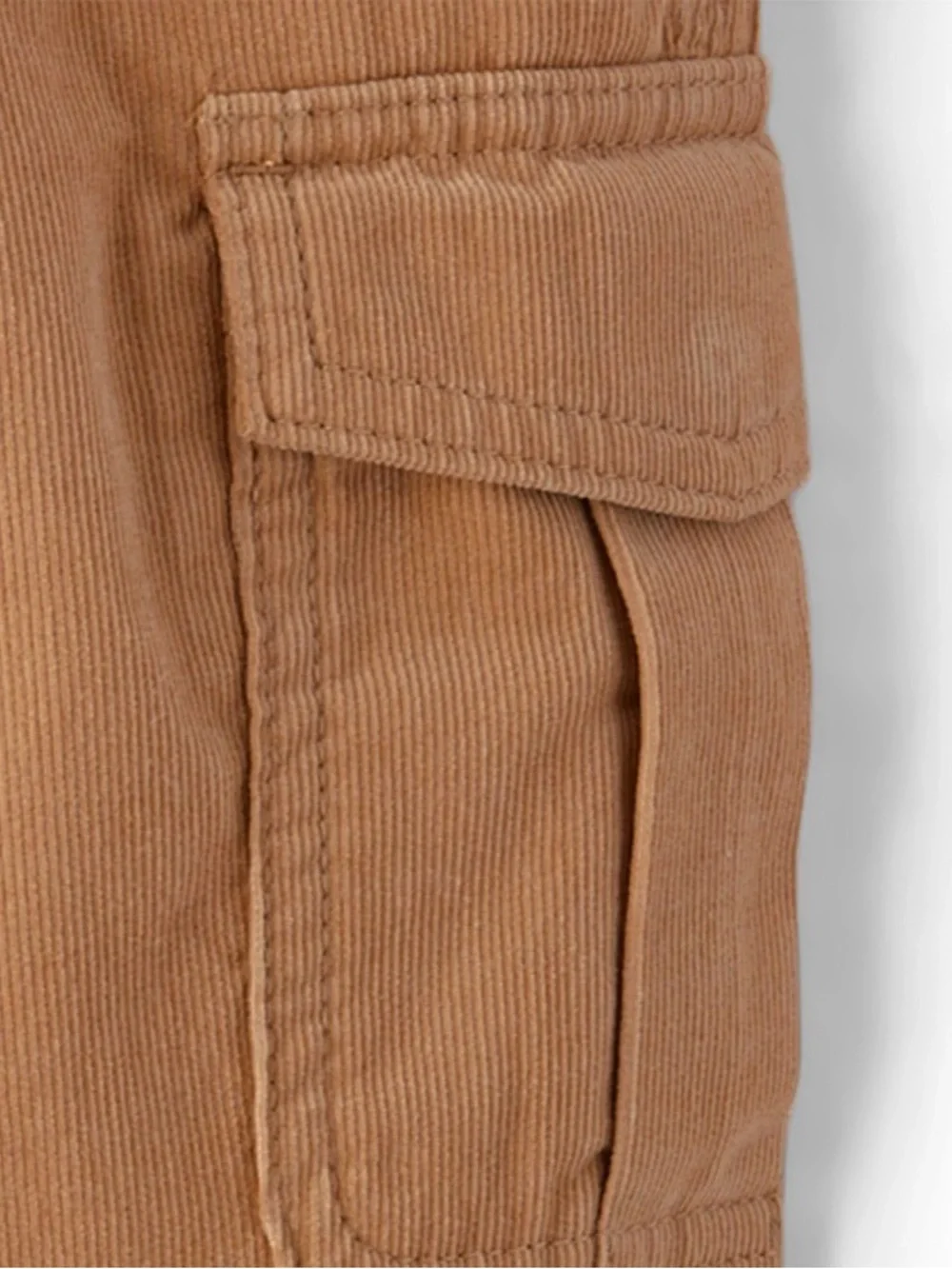 Gymboree Boys ‘Little Snowflake’ Tan Corduroy Pull-On Cargo Joggers Size 5